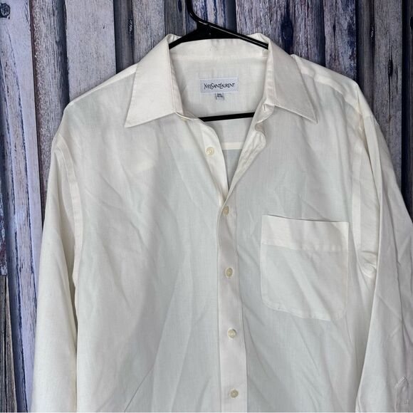 🔸BUNDLE ONLY🔸|EUC| YSL Long Sleeve Button Down Formal Shirt - Picture 2 of 5